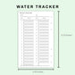 FC Compact Inserts - Water Tracker