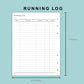 B6 Wide Inserts - Running Log