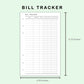 FC Compact Inserts - Bill Tracker