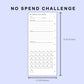 Skinny Classic HP Inserts - No Spend Challenge