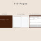 Digital Bucket List Journal - Brown Coffee