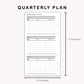 Personal Inserts - Quarterly Plan