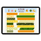 Digital Washi Tape - Green and Yellow