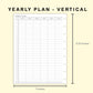 Classic HP Inserts - Yearly Plan - Vertical