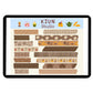 Digital Washi Tape - Brown Coffee