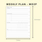 Classic HP Inserts - Weekly Plan - WO2P - with Habit Tracker