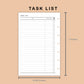 Mini Happy Planner Inserts - Task List