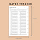 Mini Happy Planner Inserts - Water Tracker
