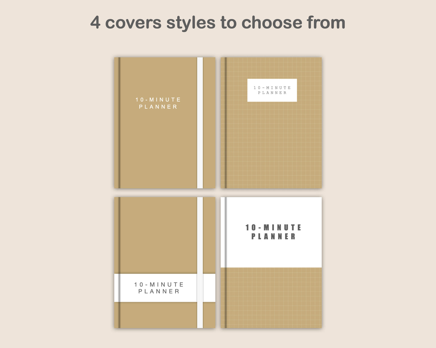Digital 10 Minute Study Planner - Warm