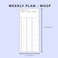 Skinny Classic HP Inserts - Weekly Plan - Vertical