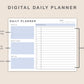 Daily Planner, Hourly Planner - Landscape