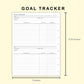 Classic HP Inserts - Goal Tracker