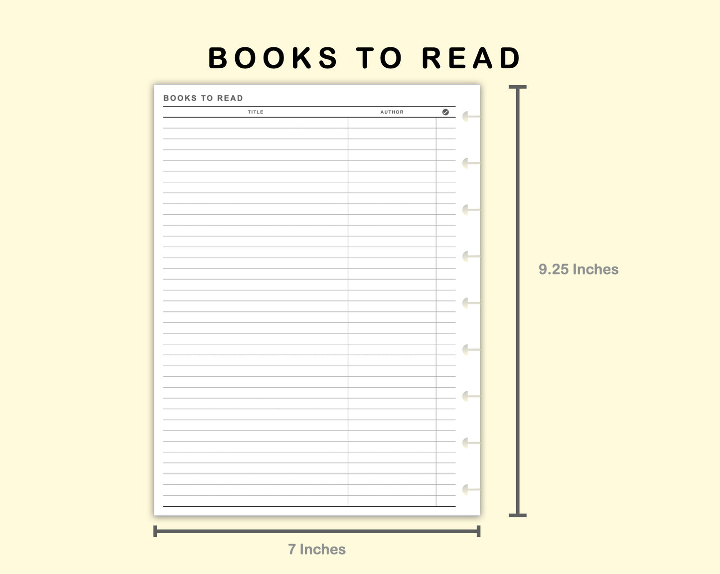 Classic HP Inserts - Books to read
