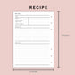B6 Inserts - Recipe