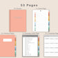 Digital Social Media Planner - Boho