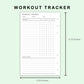 FC Compact Inserts - Workout Tracker