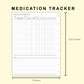 Classic HP Inserts - Medication Tracker