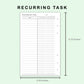 FC Compact Inserts - Recurring Task