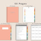Digital Cleaning Planner - Boho