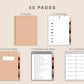 Digital Cross Stitch Planner - Brown