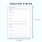Personal Wide Inserts - Doctor Visit