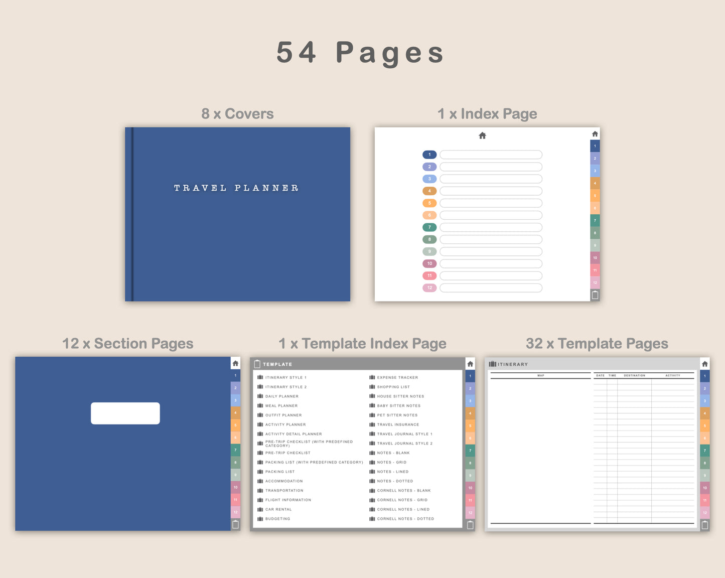 Digital Travel Planner - Landscape - Spring
