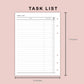 B6 Inserts - Task List