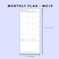 Skinny Classic HP Inserts - Monthly Plan - MO1P