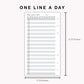 Personal Inserts - One Line A Day