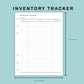 B6 Wide Inserts - Inventory Tracker