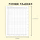Classic HP Inserts - Period Tracker