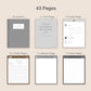31 Day Digital Journal - Portrait - Muted