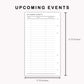 Personal Inserts - Upcoming Event