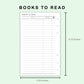 FC Compact Inserts - Books to read