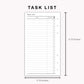 Personal Inserts - Task List