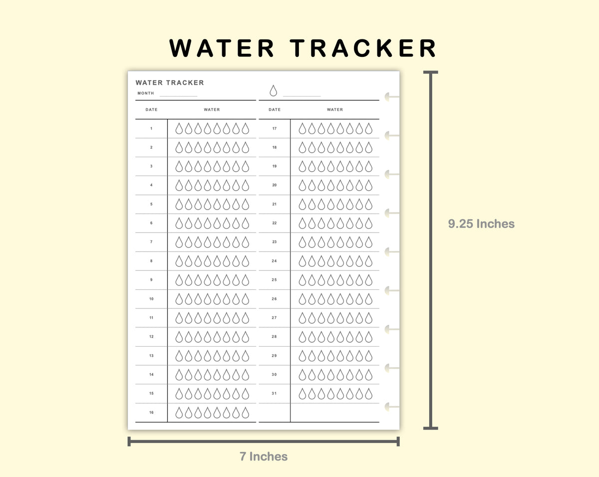 Watertrace Insert Classic HP Inserts - Water Tracker – kjunstudio