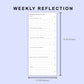 Skinny Classic HP Inserts - Weekly Reflection