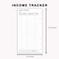 Personal Inserts - Income and Expense Tracker