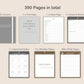 Digital 5 Year Journal - Muted