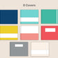 Digital Notebook 8 Tab - Landscape - Colorful