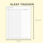 Classic HP Inserts - Sleep Tracker
