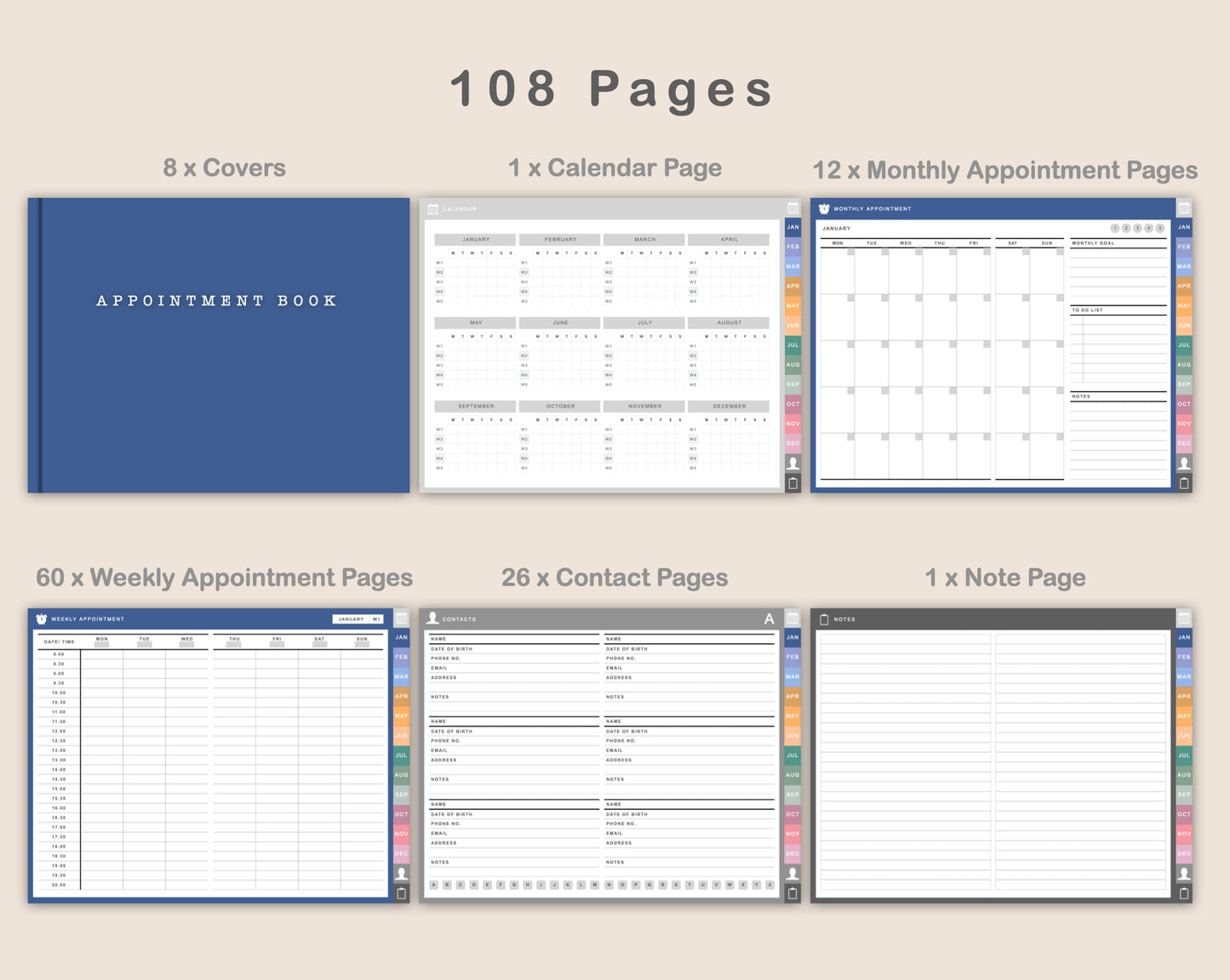 Digital Appointment Planner - Spring