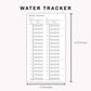 Personal Inserts - Water Tracker