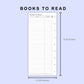 Skinny Classic HP Inserts - Books to read