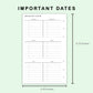FC Compact Inserts - Important Dates