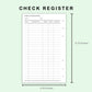 FC Compact Inserts - Check Register