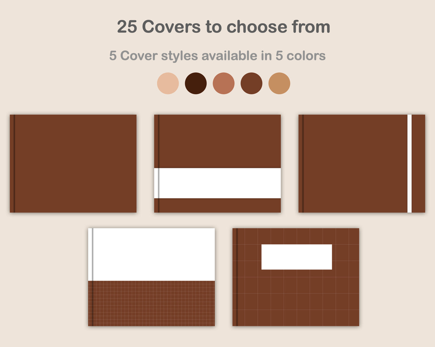 Digital Flashcards - Brown Coffee