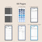 Digital Phone Planner - Classic Blue