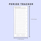 Skinny Classic HP Inserts - Period Tracker