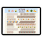 Digital Washi Tape - Light Neutral Craft